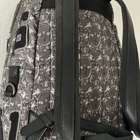 Dolce and Gabbana Sicilia Amore Patch Crown Bee Backpack (RARE-Runway Piece) - Picture 8 of 14